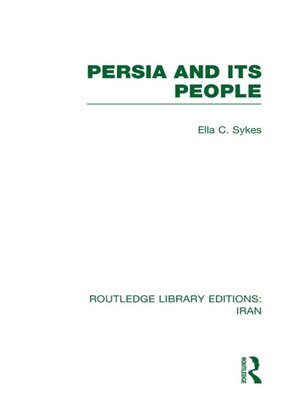 cover image of Persia and its People (RLE Iran A)